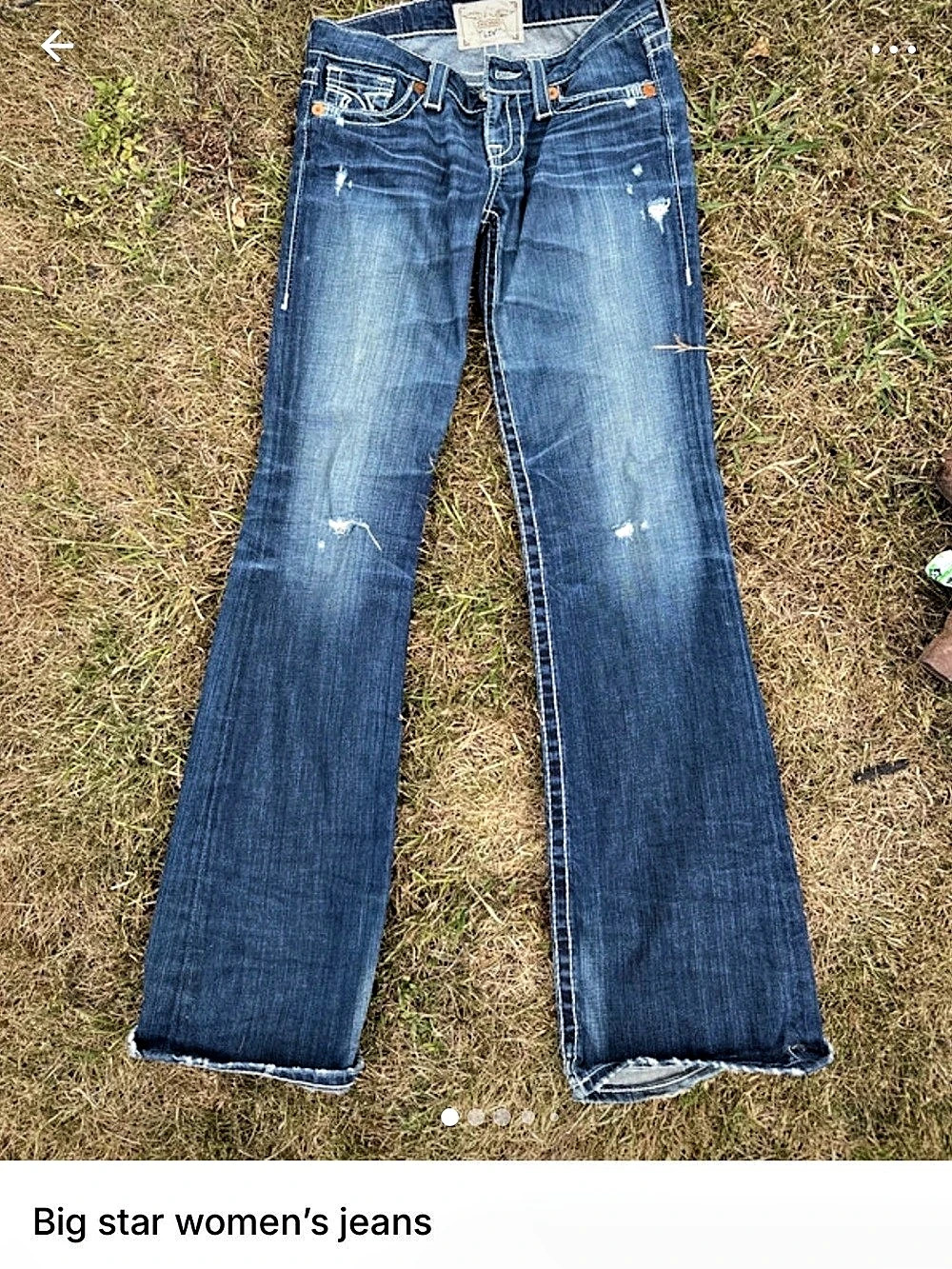 Big Star Liv Waist 28R Blue